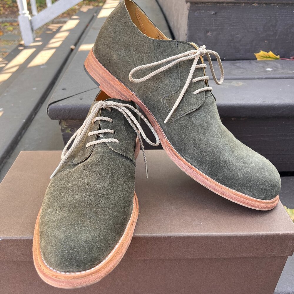 Green Suede Shoes by Esquivel